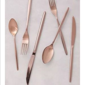 Doma flatware 6 pieces 2 sets In chocolate color
